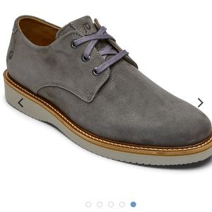 NWT DUNHAM Clyde Oxford Gray men shoe 11.5